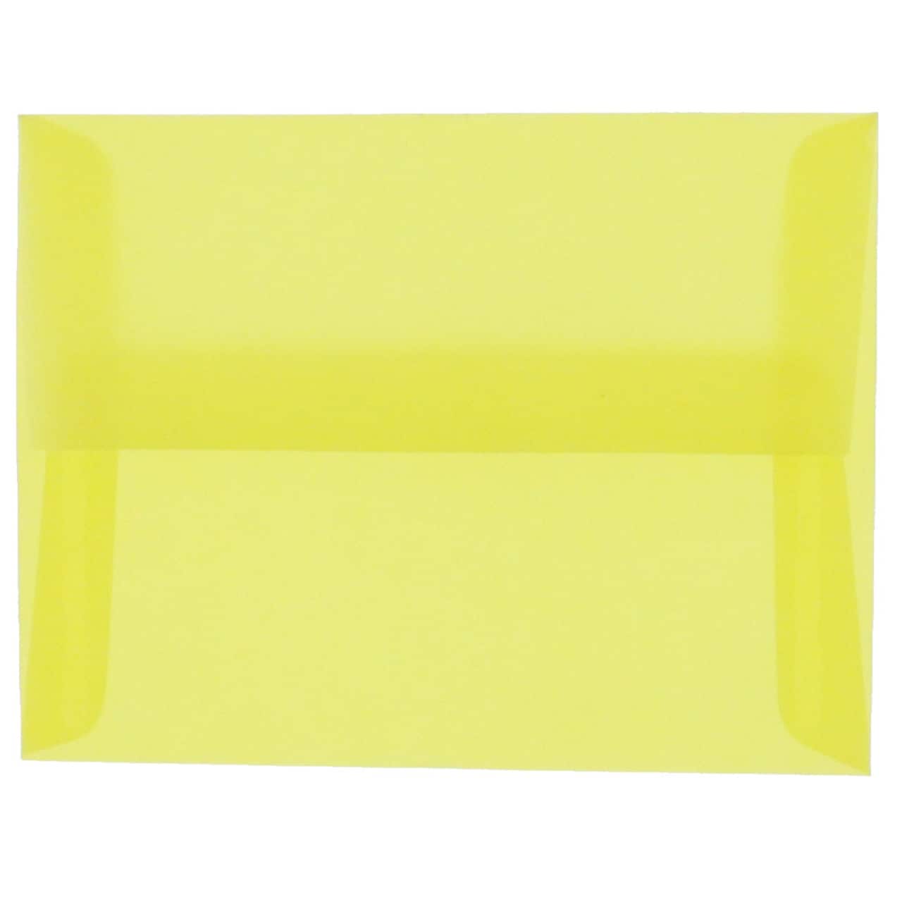JAM Paper A2 Translucent Vellum Invitation Envelopes, 50ct.